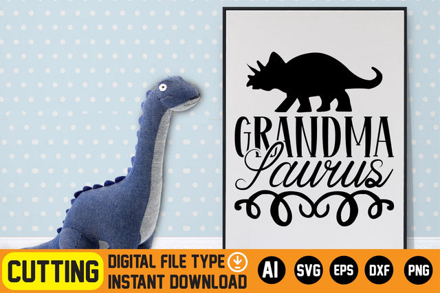 Grandma Saurus SVG CraftlabSvg29 