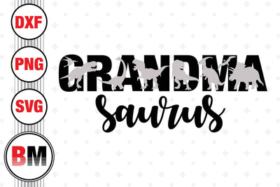 Grandma Saurus SVG, PNG, DXF Files SVG BMDesign 
