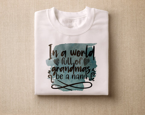 Grandma Sublimation Designs Bundle, 6 Grandma Quotes PNG Files, Best Grandma Ever PNG, Grandma Never Runs Out Of Kisses And Cookies PNG Sublimation HappyDesignStudio 