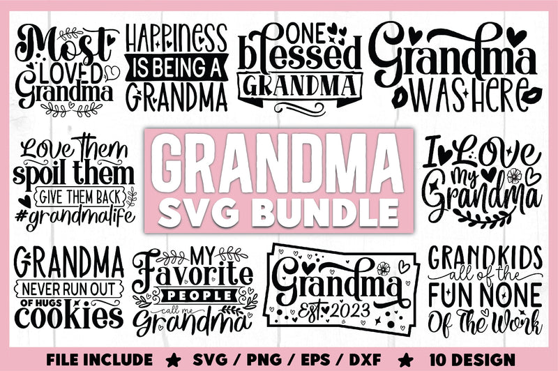 Grandma SVG Bundle SVG Ariyan 