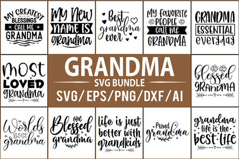 Grandma SVG Bundle SVG nirmal108roy 