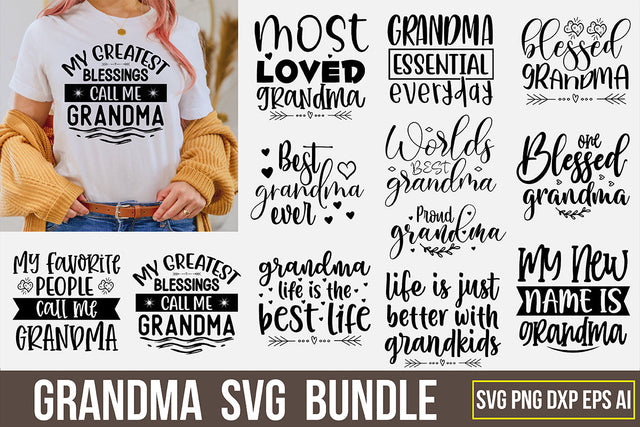 Grandma SVG Bundle SVG nirmal108roy 