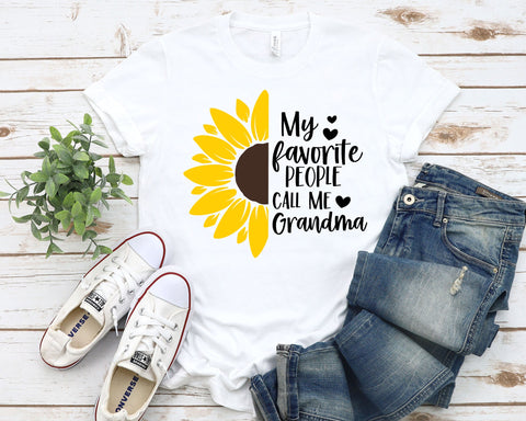 my favorite people call me grandma shirt