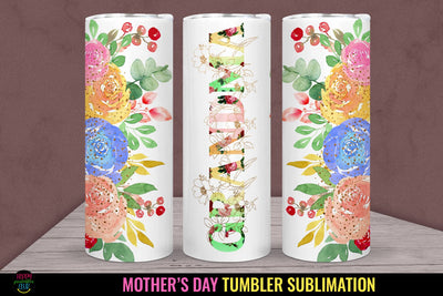 Grandma Tumbler Sublimation I Mothers Day Tumbler Wrap PNG Sublimation Happy Printables Club 