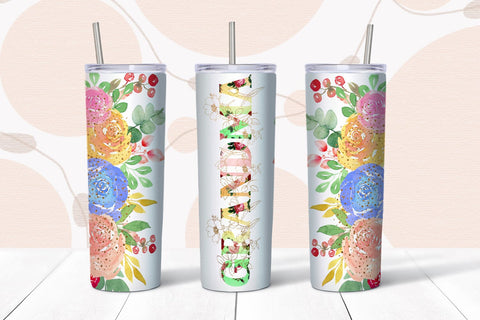 Grandma Tumbler Sublimation I Mothers Day Tumbler Wrap PNG Sublimation Happy Printables Club 