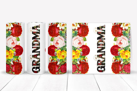 Grandma Tumbler Sublimation I Mothers Day Tumbler Wrap PNG Sublimation Happy Printables Club 