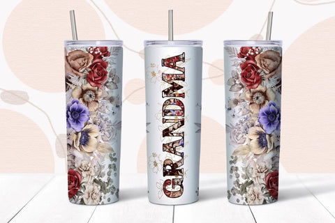 Grandma Tumbler Sublimation I Mothers Day Tumbler Wrap PNG Sublimation Happy Printables Club 