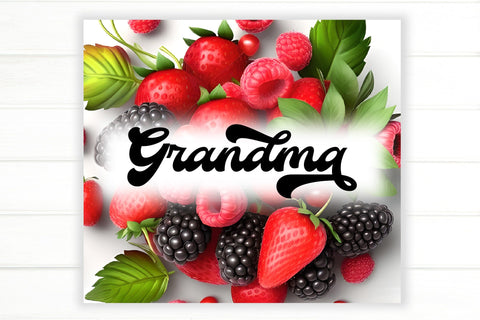 Grandma Tumbler Wrap. Grandmas Garden Sublimation Bundle Sublimation Olga Terlyanskaya 