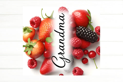 Grandma Tumbler Wrap. Grandmas Garden Sublimation Bundle Sublimation Olga Terlyanskaya 