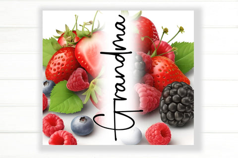 Grandma Tumbler Wrap. Grandmas Garden Sublimation Bundle Sublimation Olga Terlyanskaya 