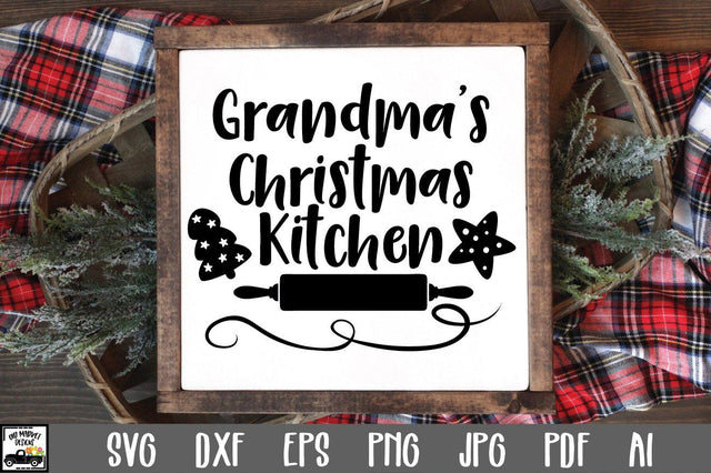 Grandma's Christmas Kitchen SVG Cut File - Christmas SVG SVG Old Market 