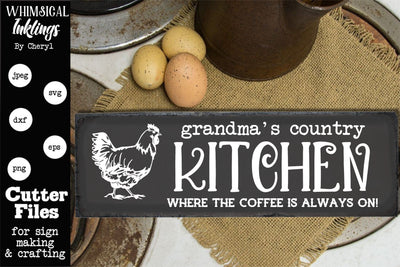 Grandmas Country Kitchen SVG SVG Whimsical Inklings 
