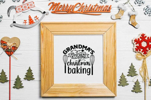 Grandmas kitchen is for christmas baking SVG Angelina750 