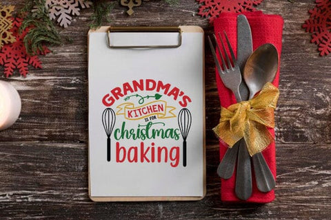 Grandmas kitchen is for christmas baking SVG Angelina750 