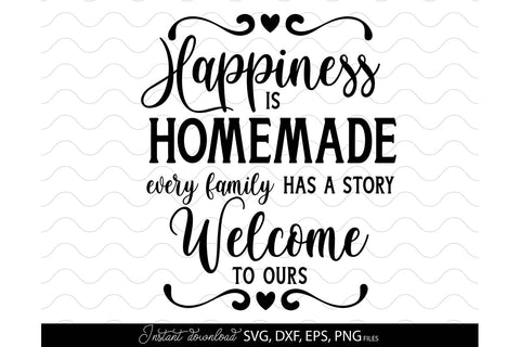 Grandma`s Kitchen Sign | Farmhouse Kitchen SVG | Happiness Is Homemade SVG March Design Studio 