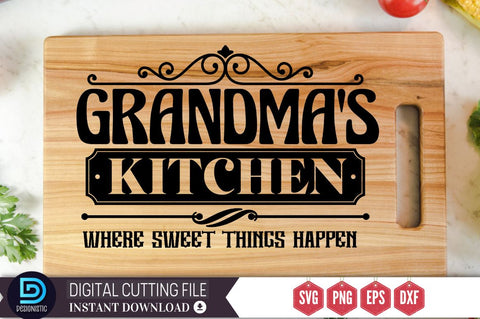 Grandma's kitchen where sweet things happen SVG SVG DESIGNISTIC 