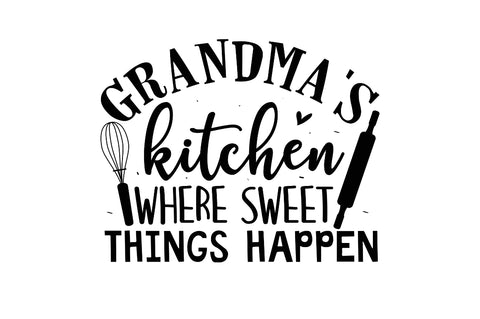 grandma of little monsters svg Grandma's kitchen where sweet things happen SVG