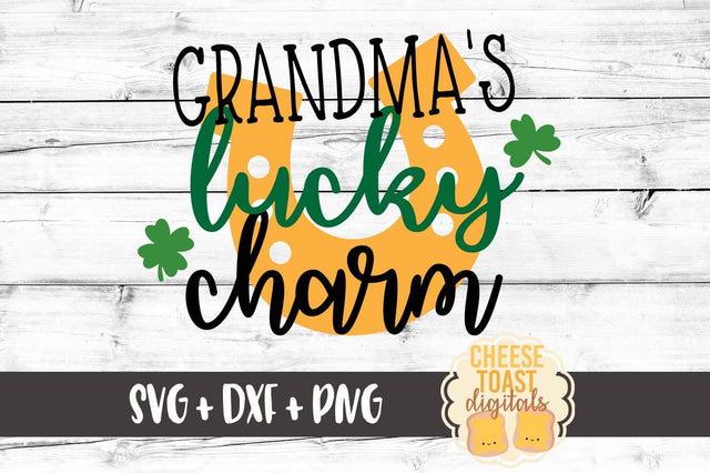 Grandma's Lucky Charm SVG Cheese Toast Digitals 