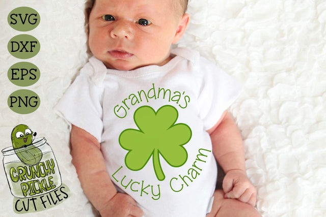 Grandma's Lucky Charm SVG Crunchy Pickle 