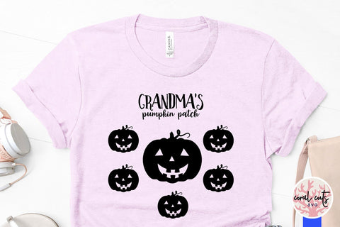 Grandma's Pumpkin Patch – Halloween SVG EPS DXF PNG Cutting Files SVG CoralCutsSVG 