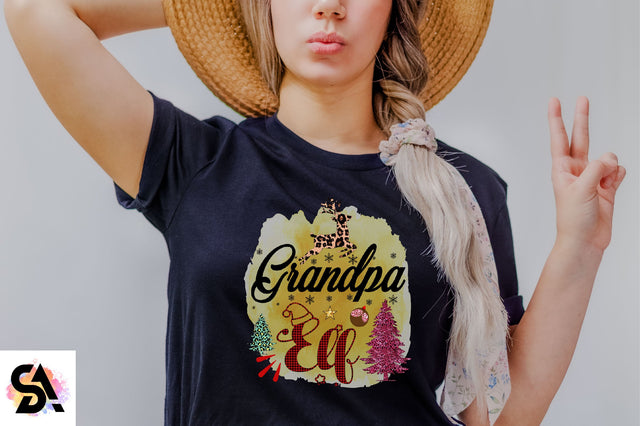 grandpa elf Sublimation SVGArt 