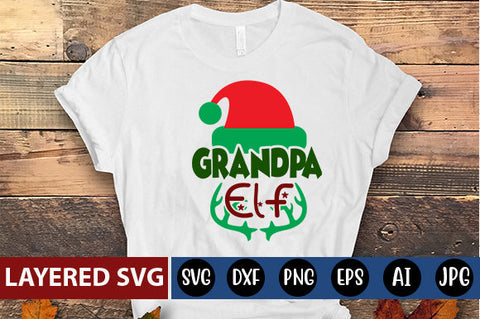 grandpa ELF SVG cute file SVG Blessedprint 