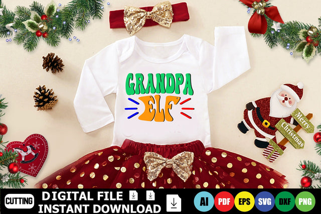 Grandpa Elf SVG Shahin alam 
