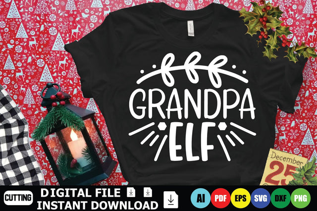 Grandpa Elf SVG Shahin alam 