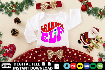 Grandpa Elf SVG Shahin alam 