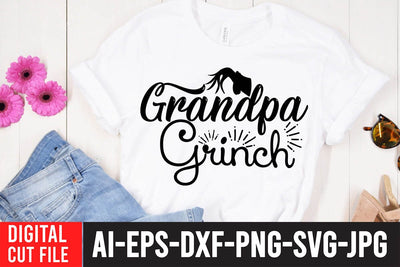 Grandpa Grinch SVG Cut File SVG BlackCatsMedia 