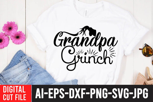 Grandpa Grinch SVG Cut File SVG BlackCatsMedia 