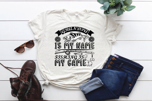 Grandpa is my name fishing is my game SVG thesvgfactory 