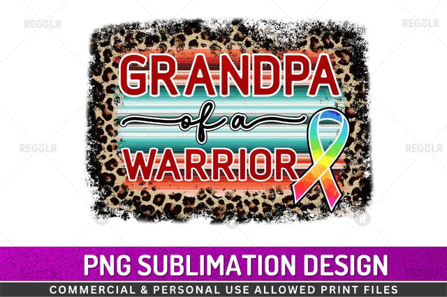 Grandpa of a warrior SVG Sublimation Regulrcrative 