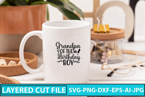 Grandpa Of The Birthday Boy SVG Cut File SVG Syaman 