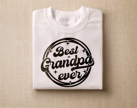Grandpa Quotes SVG Bundle, 6 Designs, Grandpa Shirt SVG, Grandpa Sayings SVG, Best Grandpa Ever SVG, Only The Best Dads Get Promoted To Grandpa SVG SVG HappyDesignStudio 
