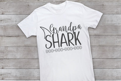 Grandpa Shark SVG Morgan Day Designs 