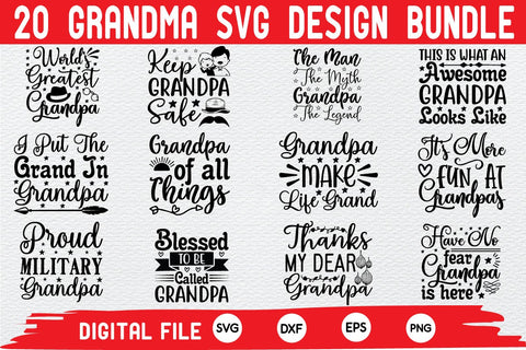 grandpa svg bundle cut file SVG buydesign 