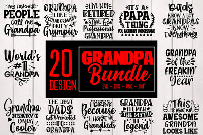 Grandpa SVG Bundle SVG Svgcraft 