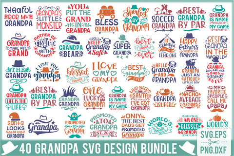 Grandpa SVG Design Bundle SVG Creativeart88 