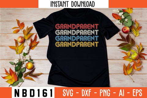 GRANDPARENT Retro Design SVG Nbd161 