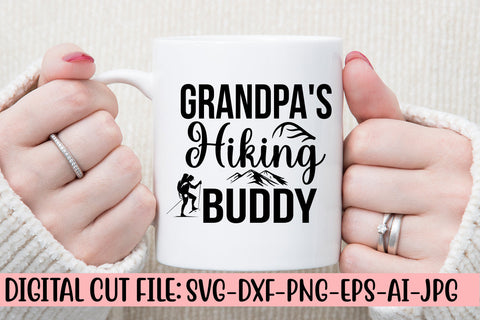 Grandpa's Hiking Buddy SVG SVG Syaman 