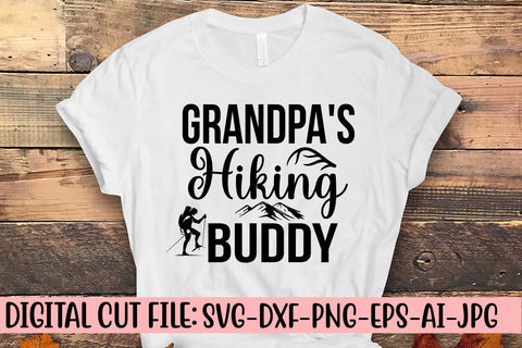 Grandpa's Hiking Buddy SVG SVG Syaman 