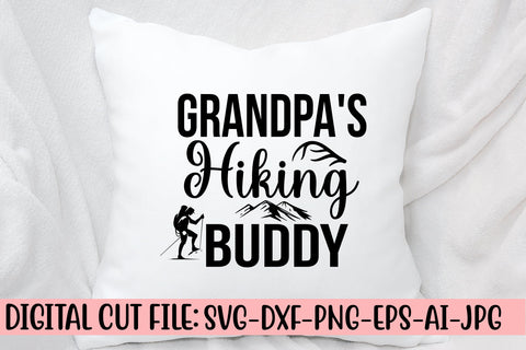 Grandpa's Hiking Buddy SVG SVG Syaman 