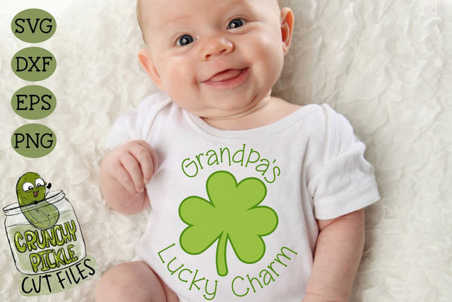 Grandpa's Lucky Charm SVG Crunchy Pickle 
