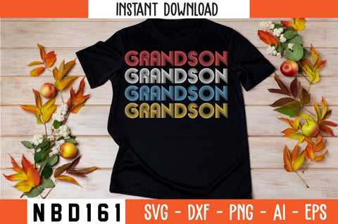 GRANDSON Retro Design SVG Nbd161 