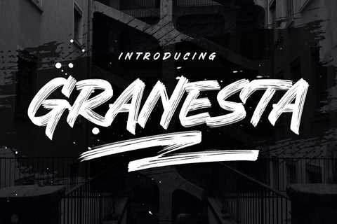 Granesta - Freestyle Brush Font Arterfak Project 