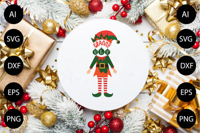 Granny Elf SVG CraftlabSvg29 