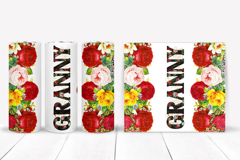 Granny Tumbler Sublimation I Mothers Day Tumbler Wrap PNG Sublimation Happy Printables Club 