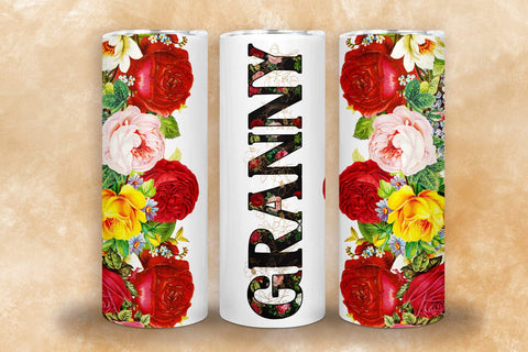 Granny Tumbler Sublimation I Mothers Day Tumbler Wrap PNG Sublimation Happy Printables Club 