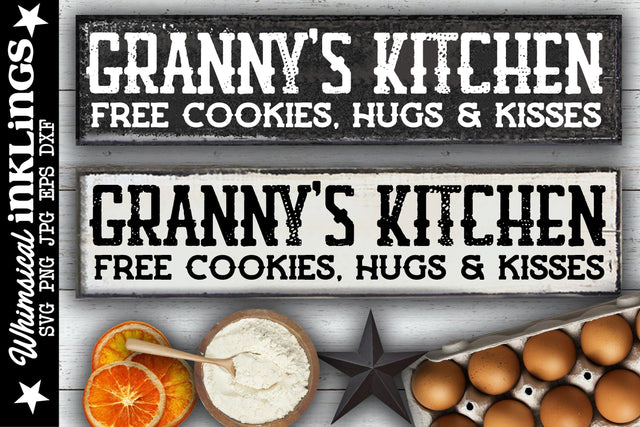 Grannys Kitchen SVG SVG Whimsical Inklings 